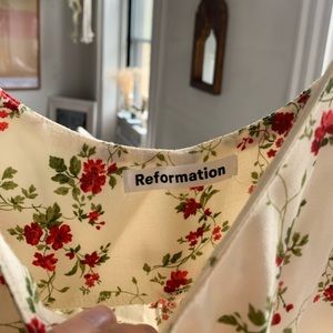 Reformation floral slip dress